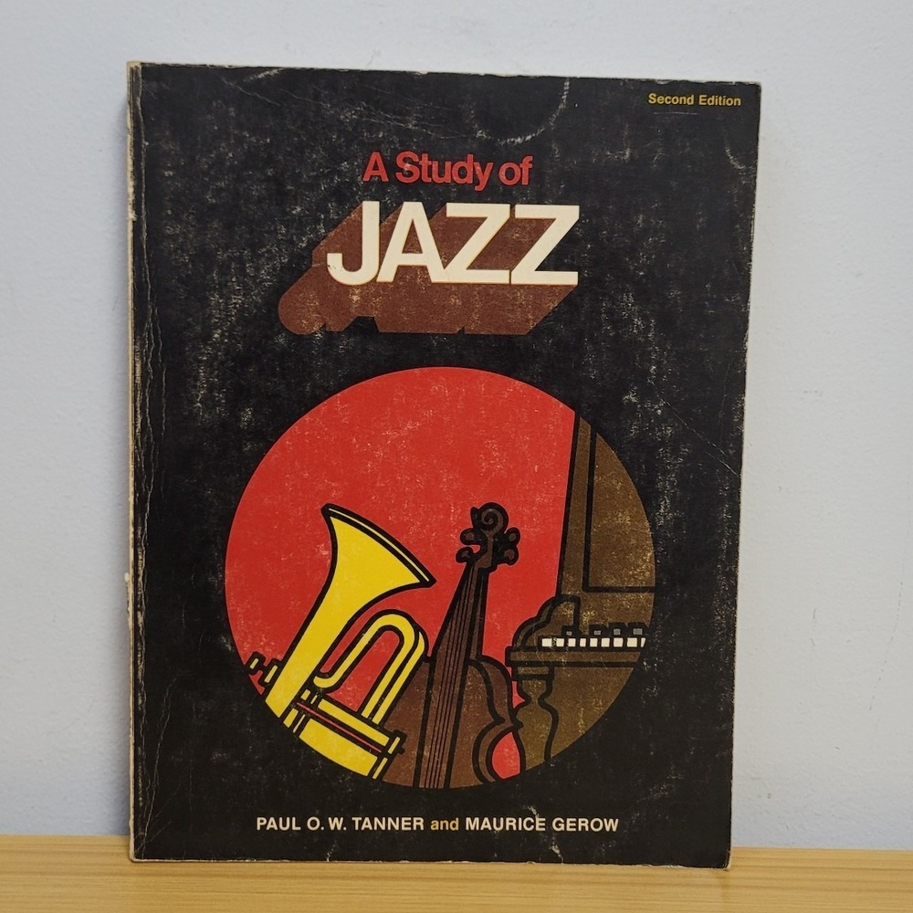 A Study of Jazz Second Edition Textbook 1973 Broken Record